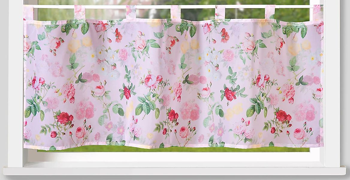 Weckbrodt Scheibengardine "Rosalie" Schlaufen 1 Stk. tlg. Bistro, Voile, be günstig online kaufen