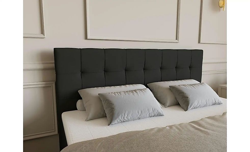 Boxbett mit Bettkasten und Topper Dartford ¦ schwarz ¦ Maße (cm): B: 160 H: günstig online kaufen