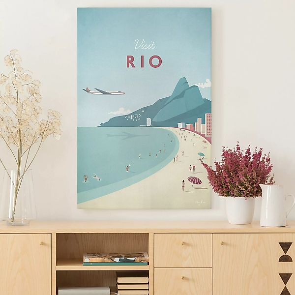 Leinwandbild Reiseposter - Rio de Janeiro günstig online kaufen
