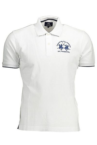 La Martina Poloshirt Herren Poloshirt Weiß - Kurzarm, Regular Fit günstig online kaufen