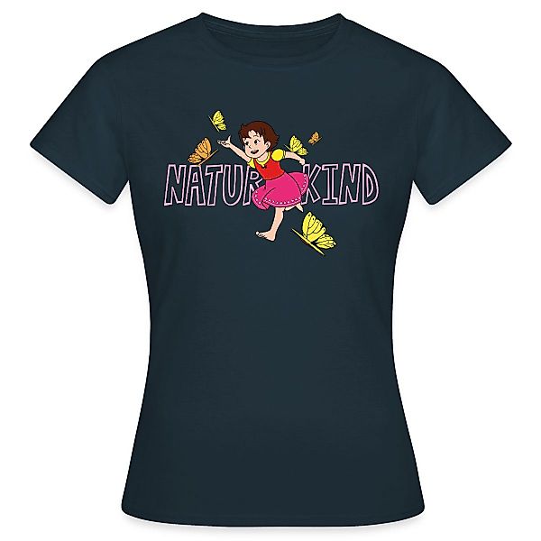 Spreadshirt T-Shirt Heidi Naturkind Schmetterlinge Frauen günstig online kaufen