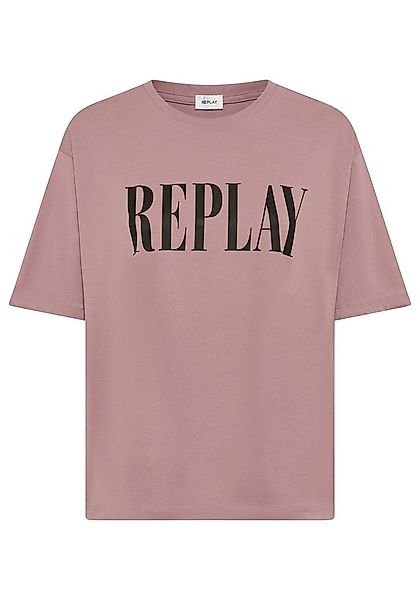 Replay T-Shirt aus Baumwolle, Rundhals günstig online kaufen