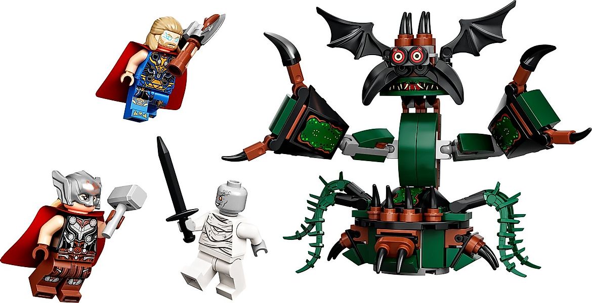 LEGO® LEGO 76207 Marvel Angriff auf New Asgard Spielbausteine, (Set, 159 St günstig online kaufen