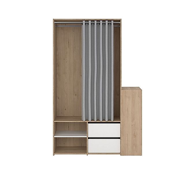 ebuy24 Kleiderschrank Kimmy Offener Kleiderschrank, mit Vorhang, 2 Schub günstig online kaufen