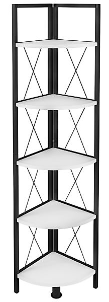 VCM Standregal Holz Metall Eckregal Bücher günstig online kaufen