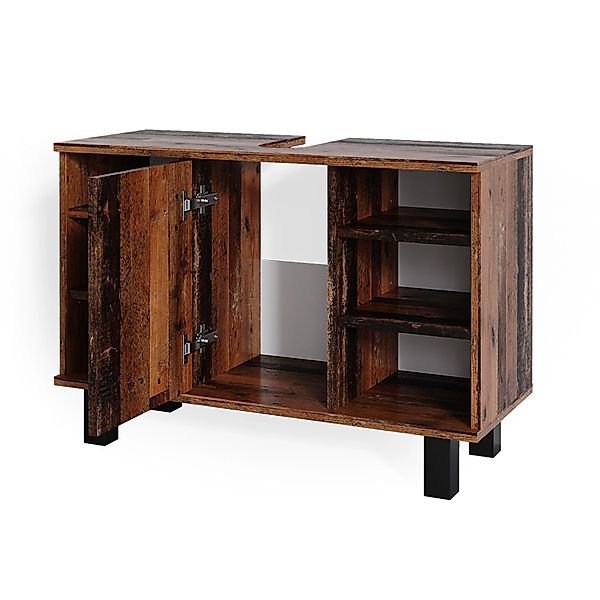 Vicco Waschbeckenunterschrank Fynn Antikholz 80 x 54 cm günstig online kaufen