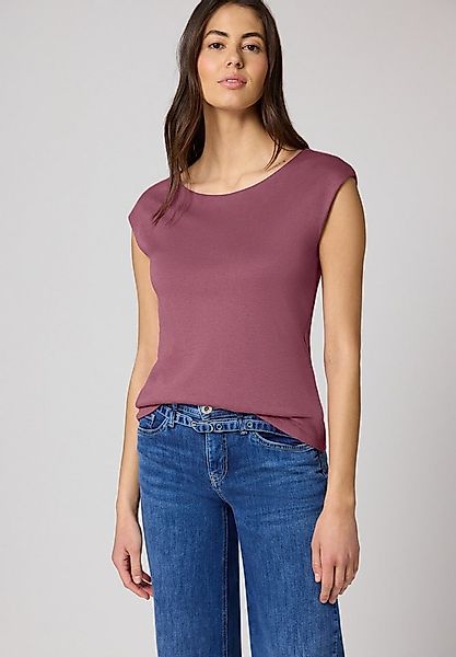 STREET ONE T-Shirt mit U-Boot-Ausschnitt günstig online kaufen