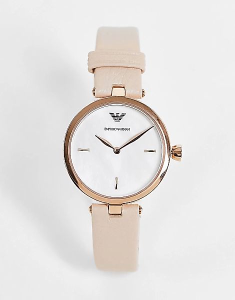 Armani – AR11199 – Armbanduhr in neutraler Farbe-Weiß günstig online kaufen