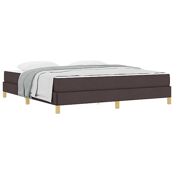 vidaXL Boxspringbett mit Matratze Dunkelbraun 180 x 200 cm Stoff 3398587 günstig online kaufen