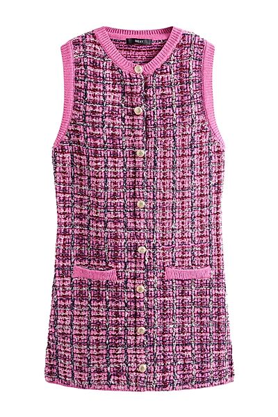 Next Strickkleid Ärmelloses, kurzes A-Linien-Strickkleid (1-tlg) günstig online kaufen