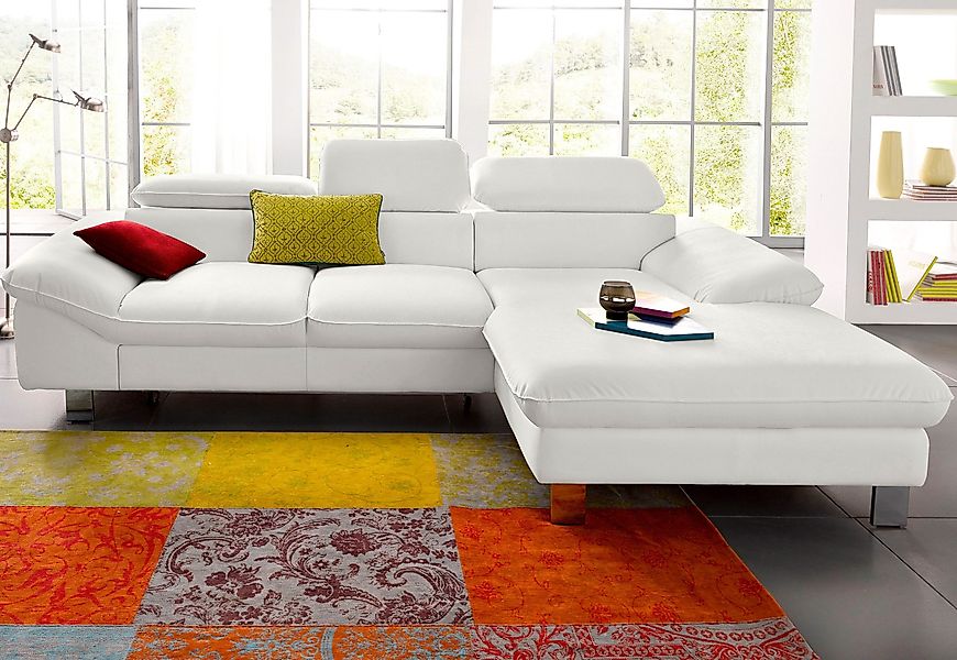 COTTA Ecksofa Driver L-Form, mit Kopfteilverstellung, günstig online kaufen