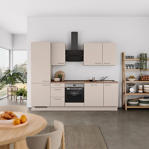 nobilia® Küchenzeile »"Laser II", Ausrichtung wählbar, Breite 270 cm« vormo günstig online kaufen