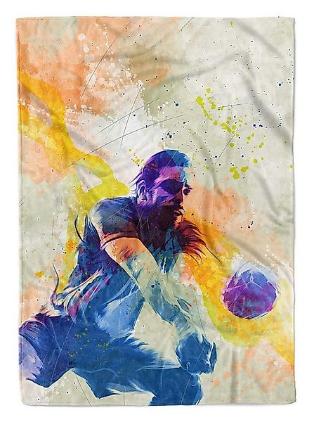 Sinus Art Handtücher SplashArt Sport Handtuch Strandhandtuch Saunatuch Kusc günstig online kaufen