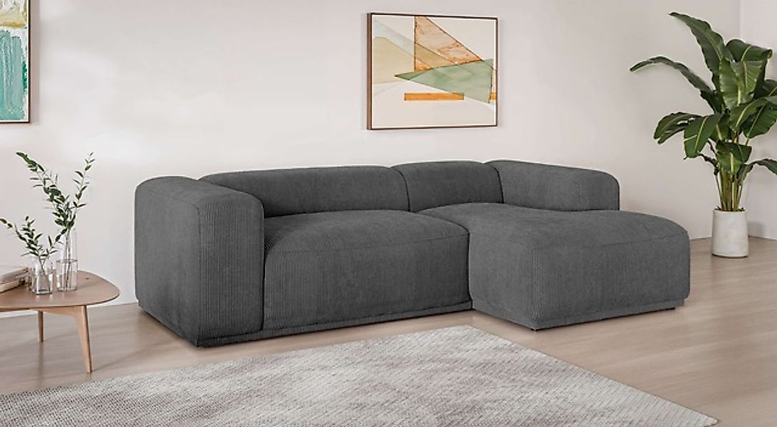 s.Oliver Ecksofa »EMMERIK Designersofa, L-Form mit Wellenfederung, B/T/H: 2 günstig online kaufen