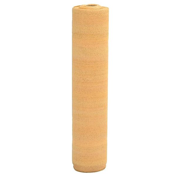 vidaXL Blende Zaunblende Sandfarbe 1,2x10 m günstig online kaufen