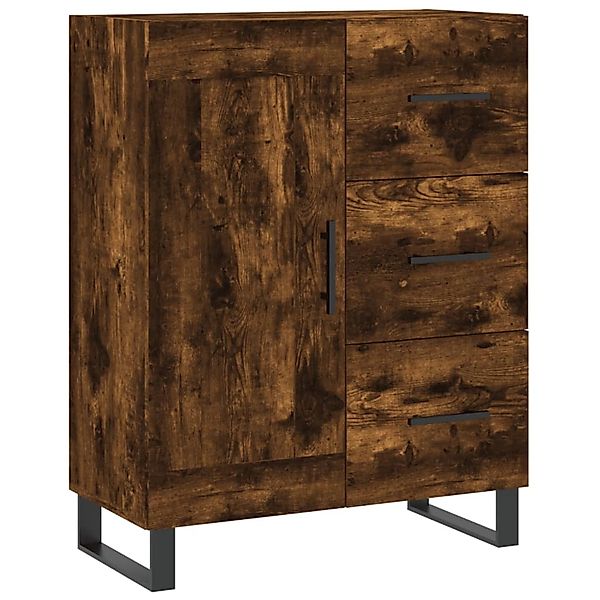 vidaXL Sideboard Räuchereiche 69,5x34x90 cm Holzwerkstoff 830289 günstig online kaufen
