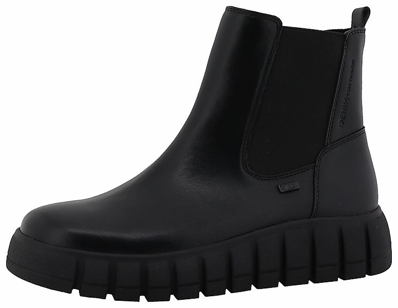 TOM TAILOR Chelseaboots, Keilstiefelette, Plateauboots mit Reißverschluss günstig online kaufen