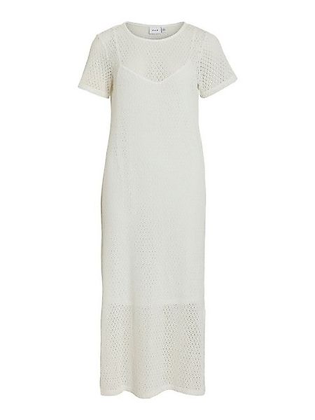 Vila Shirtkleid Elegantes Mesh-Design mit durchsichtigen Details (7/8-Länge günstig online kaufen