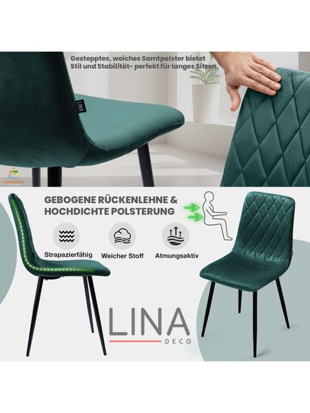 Lina® Esszimmerstuhl Elisia 2er, 4er, 6er günstig online kaufen