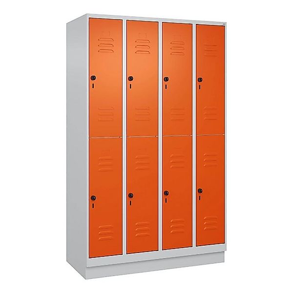 C+P Garderobenschrank Doppel-Garderobenschrank Classic Plus, Abteilbreite 3 günstig online kaufen