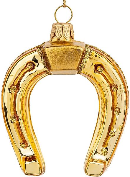 SIKORA Christbaumschmuck Hufeisen besondere Weihnachtskugel Glas Figur Anhä günstig online kaufen