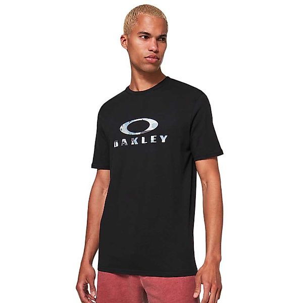 Oakley Apparel O Bark 2.0 Kurzärmeliges T-shirt XS Black / Camo Grey günstig online kaufen