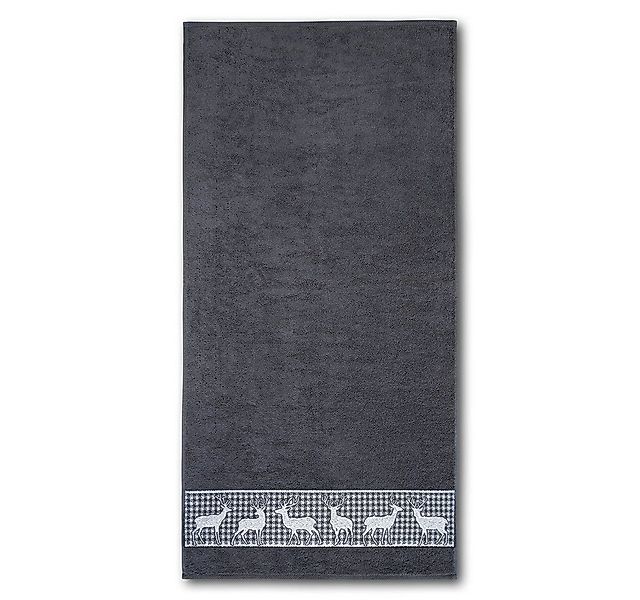 Dyckhoff Gästehandtuch Dyckhoff Gästetuch 'Hirschparade' 30 x 50 cm günstig online kaufen