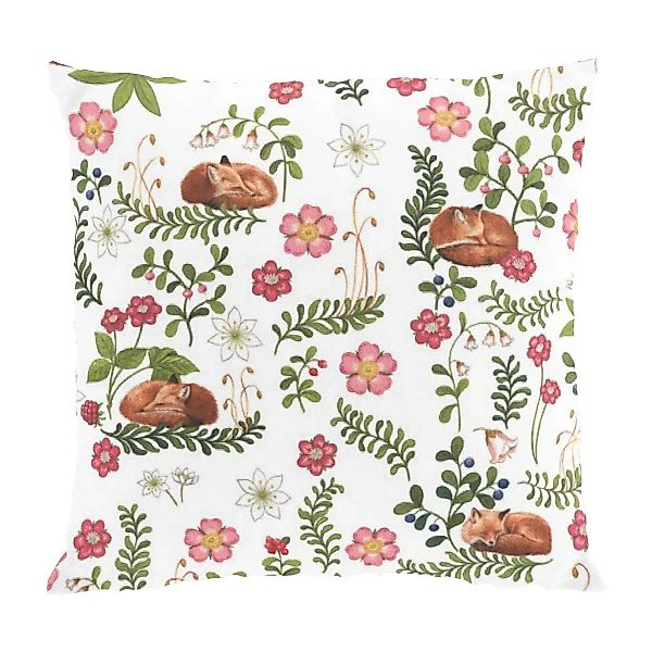Sova räv Kissenbezug 47 x 47cm grün-rosa günstig online kaufen