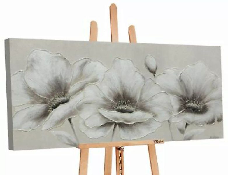 YS-Art™ Gemälde YS-Art Gemälde „Blumen II“, mit Acryl Farben auf Leinwand g günstig online kaufen