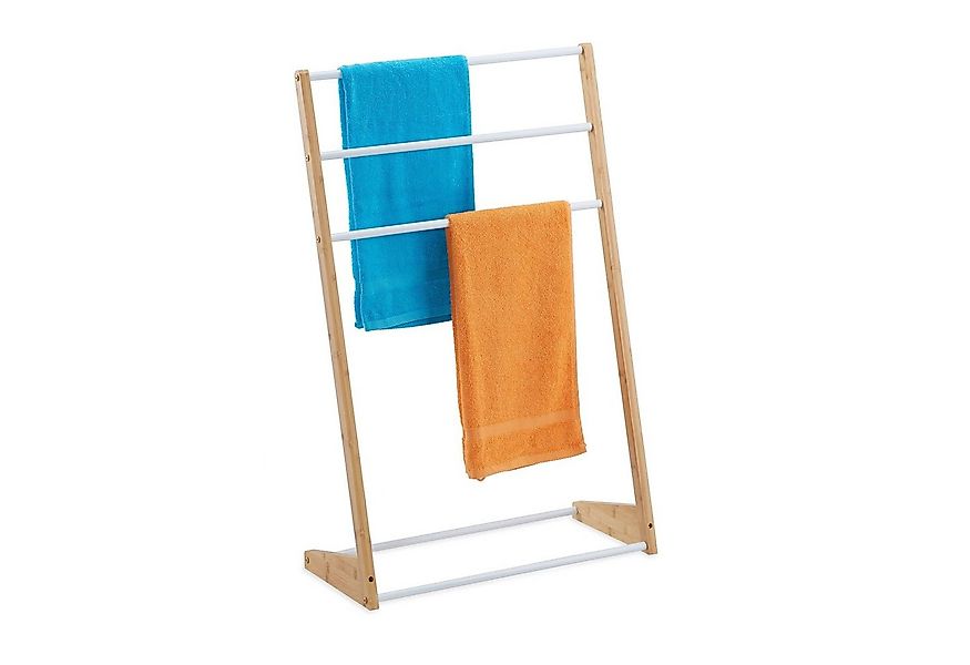 relaxdays Handtuchständer Stehender Handtuchhalter günstig online kaufen