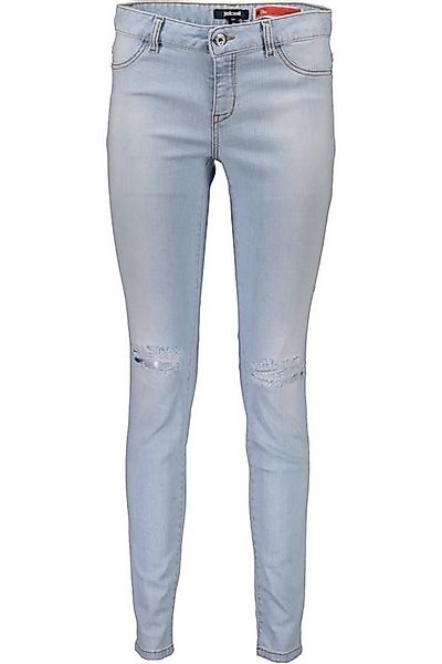 Just Cavalli 5-Pocket-Jeans Damen Jeans Blau: Verwaschener & Abgenutzter Lo günstig online kaufen