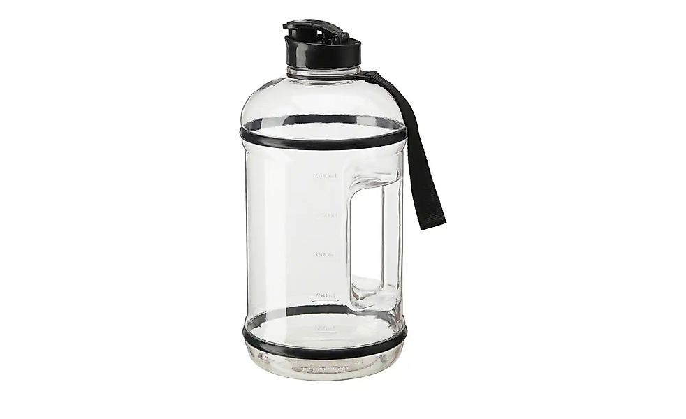 KHG Trinkflasche   ¦ transparent/klar ¦ Kunststoff ¦ Maße (cm): B: 12,8 H: günstig online kaufen