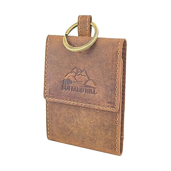 Buffalo Hill Mini Geldbörse Büffelleder Portemonnaie günstig online kaufen