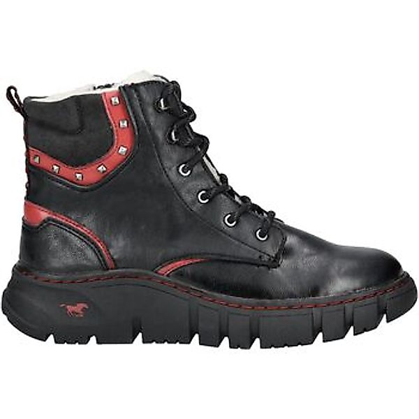 Mustang Shoes Schnürstiefelette "Mustang Shoes Stiefelette Lederimitat" günstig online kaufen