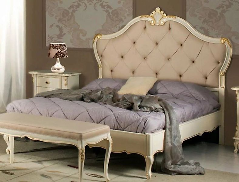 JVmoebel Bett, Bett Möbel Doppelbett Naturholz Schlafzimmer Möbel Design günstig online kaufen