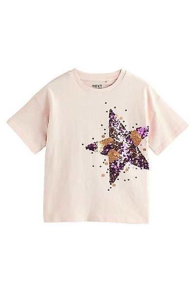 Next Paillettenshirt T-Shirt mit Paillettenstern (1-tlg) günstig online kaufen