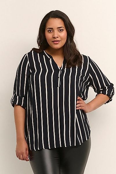 KAFFE Curve Langarmbluse Langarm-Bluse KCsida Große Größen günstig online kaufen