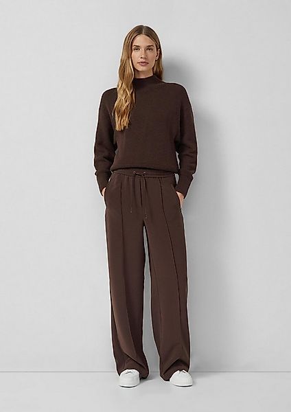 s.Oliver Chinos Hose Fließende Hose mit geradem Bein und Elastikbund günstig online kaufen