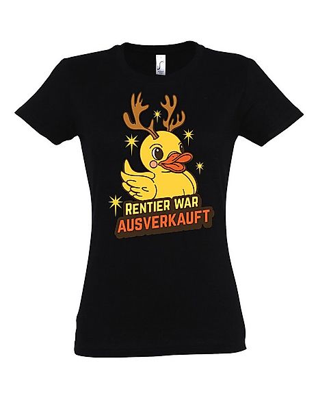 Youth Designz Print-Shirt "Rentier war Ausverkauft" Aufdruck Weinachten Dam günstig online kaufen