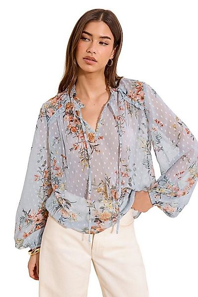 LIPSY Langarmbluse Lipsy Bluse mit Binde-Ausschnitt, Regular (1-tlg) günstig online kaufen