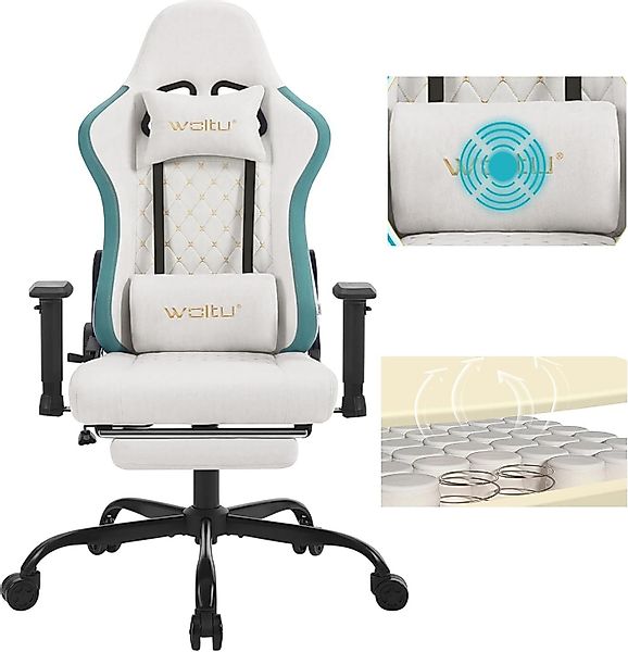 Woltu Gaming-Stuhl (1 St), ergonomisch, Kopfstütze, günstig online kaufen