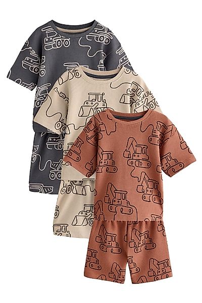 Next Pyjama Kurze Schlafanzüge, 3er-Pack (6 günstig online kaufen