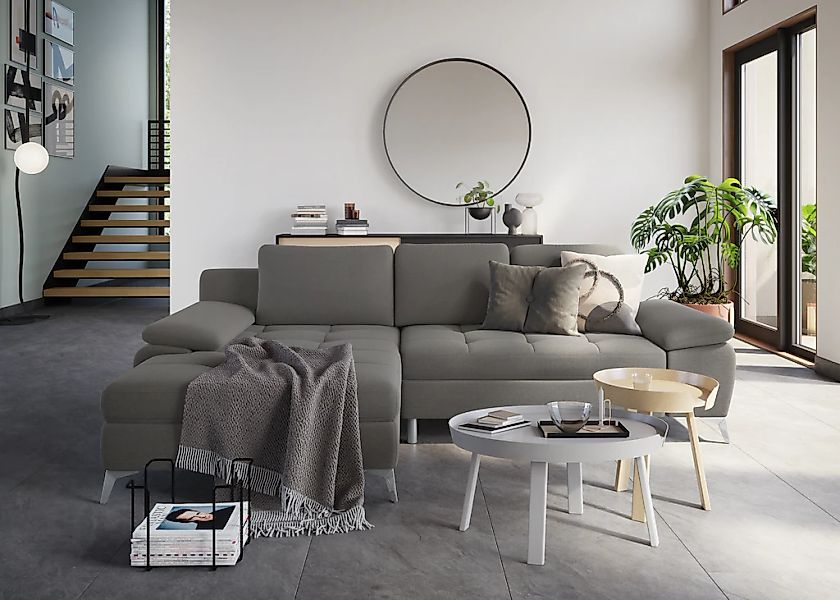sit&more Ecksofa "Latigo L-Form", mit Recamiere, wahlweise mit Bettfunktion günstig online kaufen