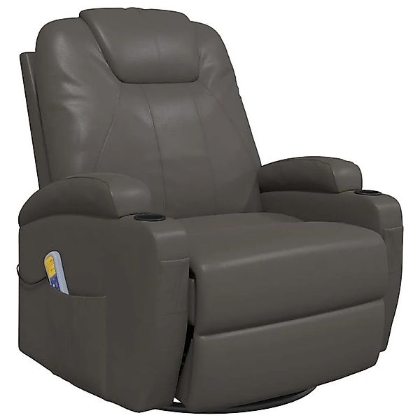 vidaXL Massage-Schaukelsessel Anthrazit Kunstleder 335850 günstig online kaufen
