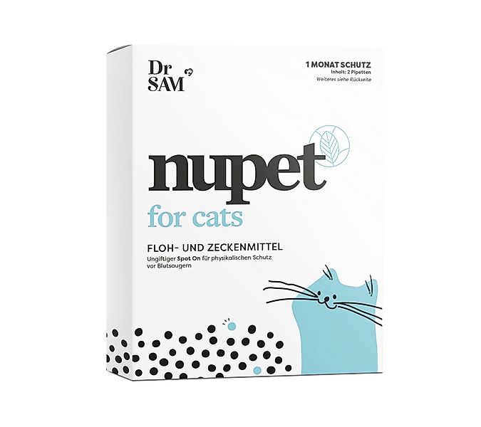 Dr. SAM Fellpflege Dr. SAM Nupet Cat - Floh- und Zecken Spot-on mit Geranio günstig online kaufen