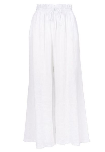 Seasons of April Jerseyhose Musselinhose Liska (1-tlg) Weite Musselin Hose günstig online kaufen