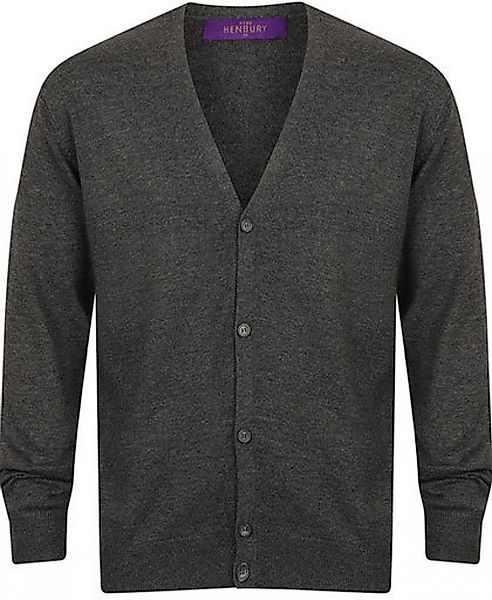 Henbury Cardigan Men´s V Button Cardigan günstig online kaufen