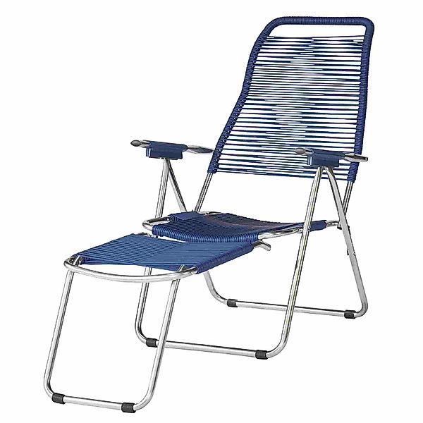 Fiam Gartensessel Spaghetti aus Aluminium, Blau günstig online kaufen