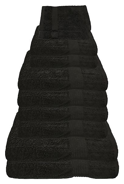 Julie Julsen Handtücher 10-Handtücher-Schwarz, Baumwolle (10-St) günstig online kaufen