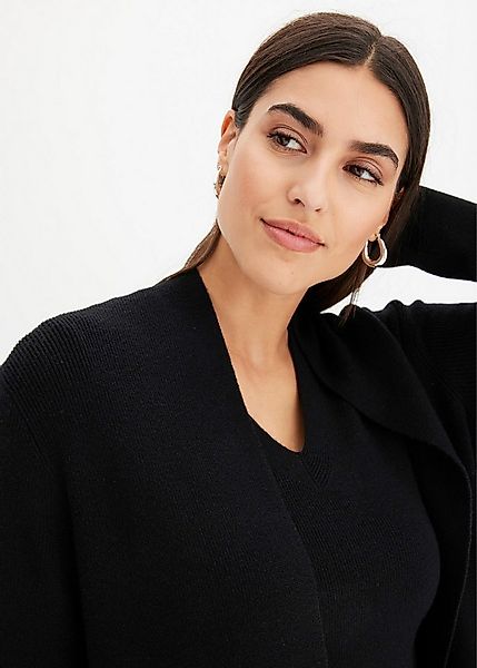 bonprix Longstrickjacke (1-tlg) Oversize-Passform, eleganter Stil, ohne Ver günstig online kaufen